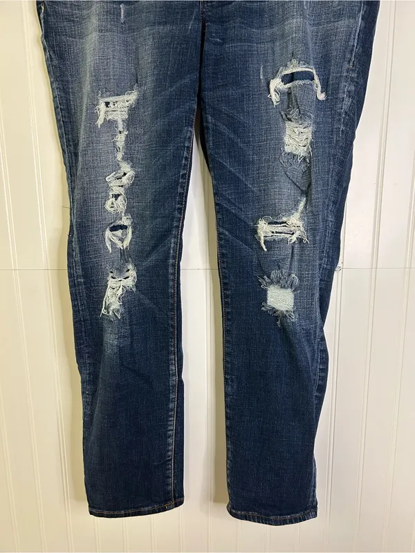 American Eagle Vintage Collection Distressed Super Stretch Jeggings 14 Short - Image 4