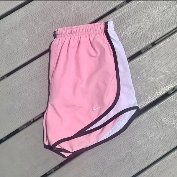 Bubblegum Pink Nike Running Shorts - Image 2