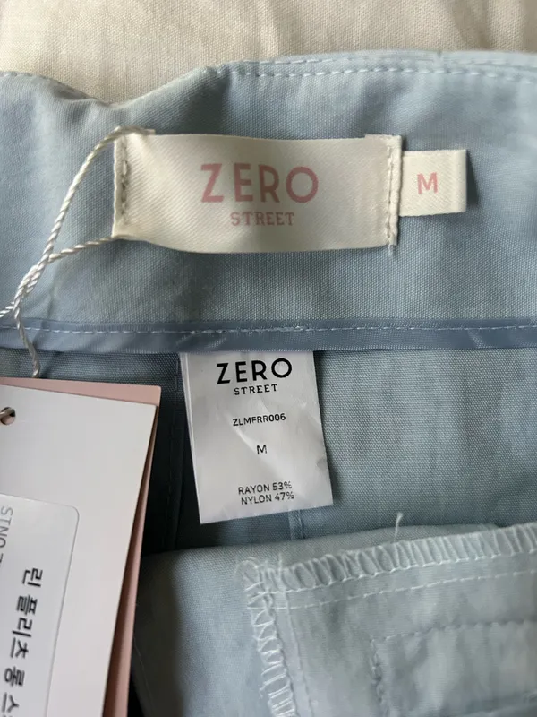 Korean Fashion: Zero Street Lynn Pleats Long Skirt Blue Size M - Image 5