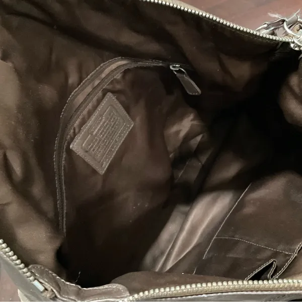 Coach Laura Large Tote With Tan And Metallic‎ Brown Leather - Image 8
