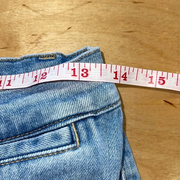 Alice + Olivia Mid Rise Ankle Distressed Coin Pocket Raw Edge Denim Jeans Size 3 - Image 9