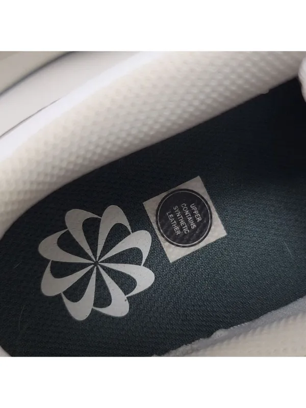 Women's Nike Court Vision Low White Green Sneakers Size 7.5 FV9952-101 - Image 6