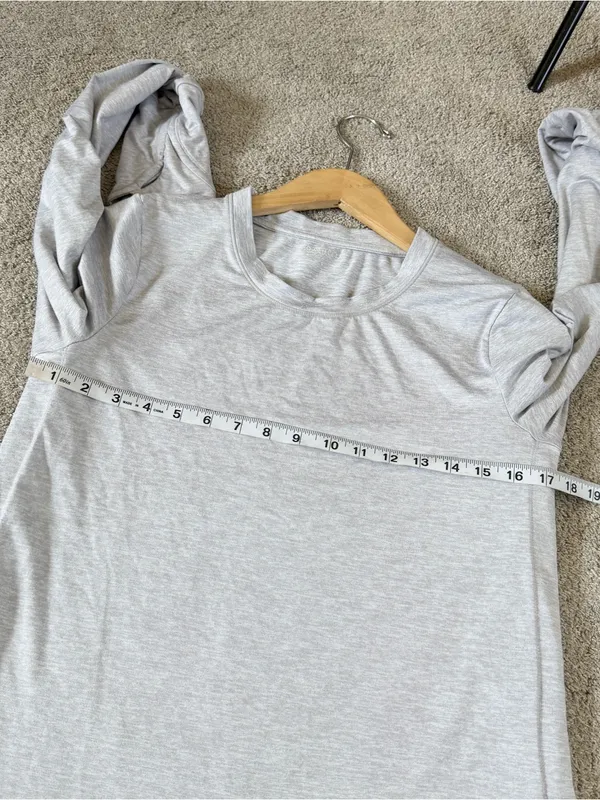 Athleta Women’s Uptempo Top Shirt Longsleeve Cozy in Gray S - Image 10