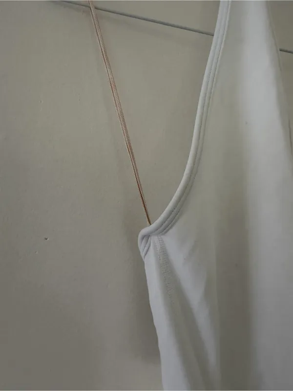 Aritzia Wilfred Free LIFE Whistle Dress in White Size Large Preppy Tennis Prep - Image 9