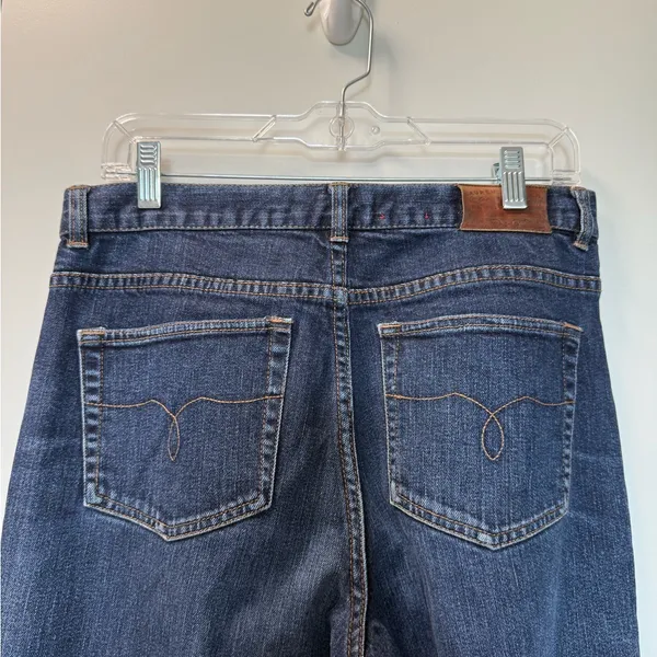 Lauren Ralph Lauren Women’s Classic Bootcut High Waist Dark Wash Stretch 6‎ - Image 4