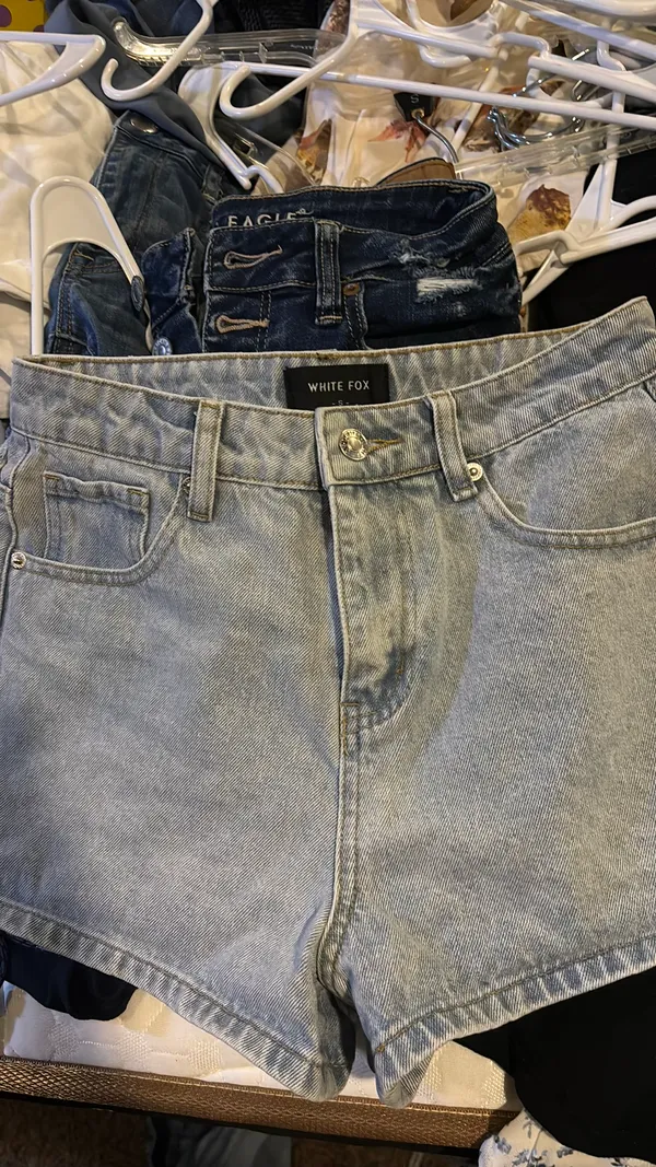 White Fox Boutique Denim Shorts - Image 6