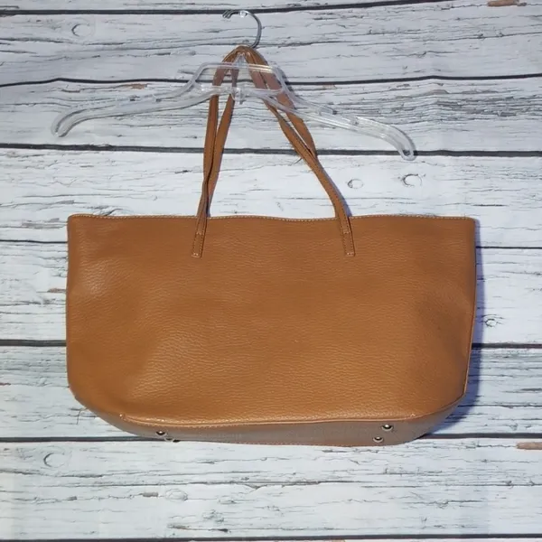 Nine West large shoulder bag tote bag tan brown - Image 5