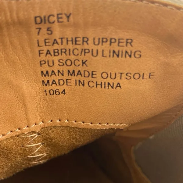 Steve Madden Dicey Women's Brown Tan Suede Leather Chelsea Ankle Boots Size 7.5 - Image 5