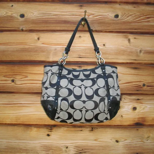 Coach Alexandra Signature Jacquard Large Bag - Image 4