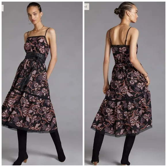 Anthropologie Embroidered Maxi Dress - Image 2