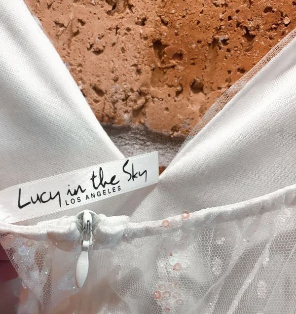 Lucy in the Sky White Sequin Dress - Image 4