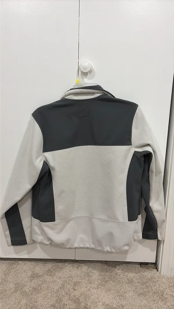 Fleece Jacket Gray Size M - Image 2