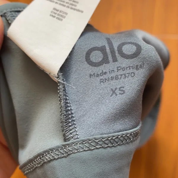 Alo Cutout Blue Gray Tank Top - Image 4