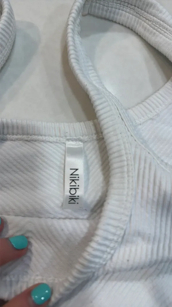 NIKIBIKI Tank Top Cropped Ribbed - Image 2
