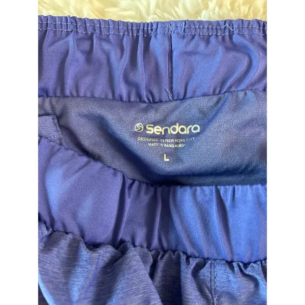 SENDARA Women's Athletic Running Shorts Sz-L Blue Running - Image 7