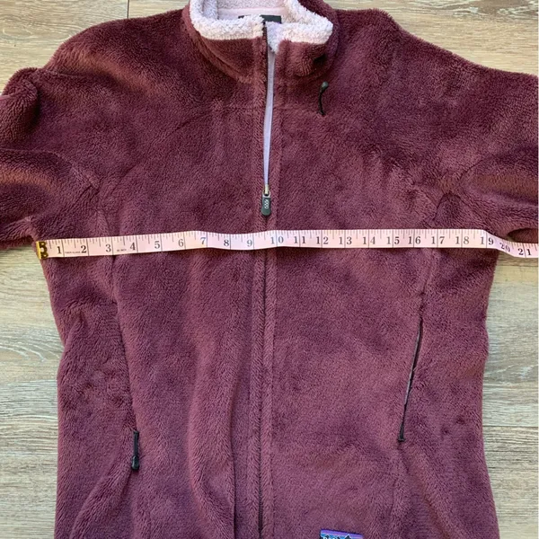 Patagonia Mauve Purple Full Zip Fleece Jacket M - Image 3