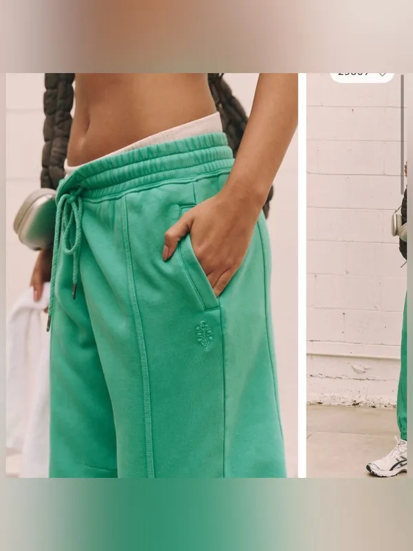 NWT Free People FP Movement Sprint To The Finish Pants - seafoam teal - XS - Image 5