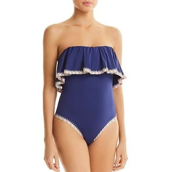 New. Platinum by PilyQ navy swimsuit. Retails $164 - Image 3