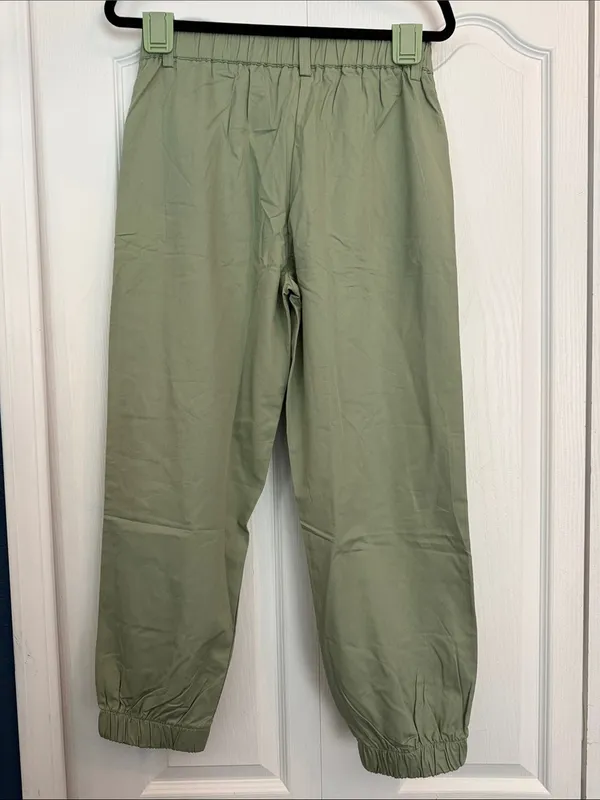 Halara Women’s Sage Green Elastic Cuff Pants - Medium Regular - Image 5