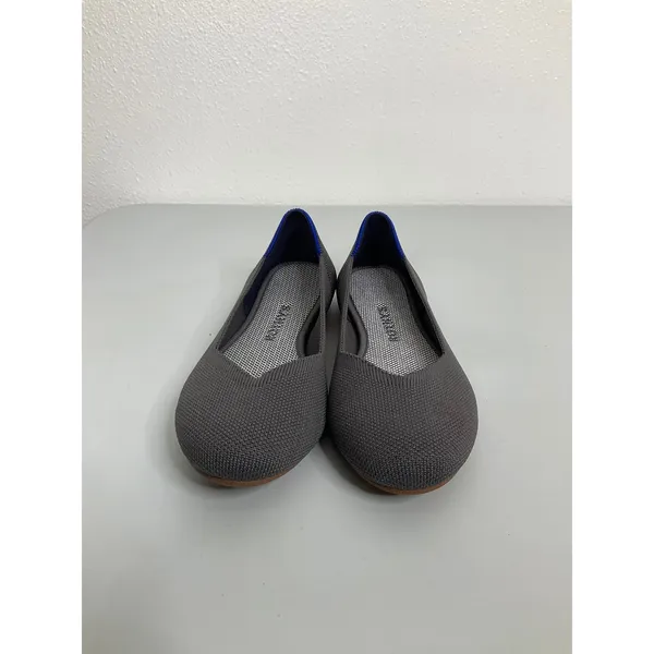 Rothys The Flat Charcoal‎ Grey Knit Round Toe Ballet Flats Size 6 - Image 2
