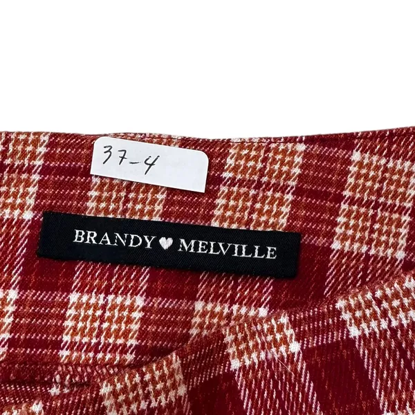 Brandy Melville Multicolor Plaid Mini Skirt Women's One Size | 37-4 - Image 3