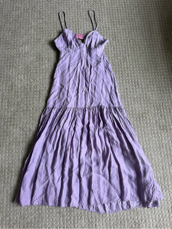 Revolve Karina Grimaldi Selene Maxi Dress in Lavender size M - Image 2