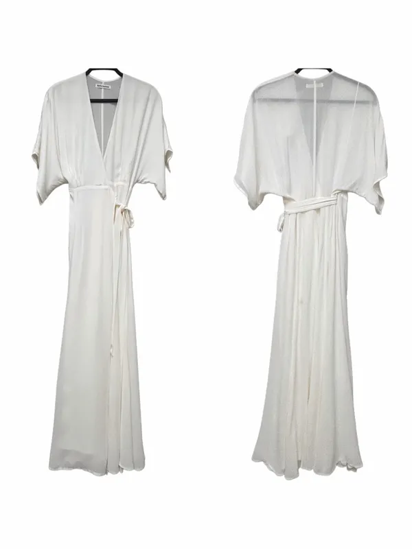 NWT Reformation Winslow Dress in Ivory Size Small - Image 8