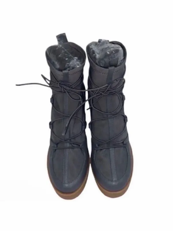 Steve Madden Gray Ankle Sock Bootie size 8M - Image 9