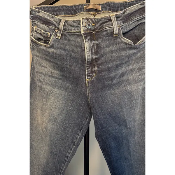 KUT‎ From The Kloth Reese Fab Ab Ankle Straight Jeans Size 8 Raw Hem Stretch - Image 4