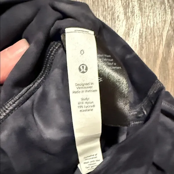 Lululemon Align Shorts‎ 8" Diamond Dye Pitch Grey Graphite Grey Size 0 - Image 7