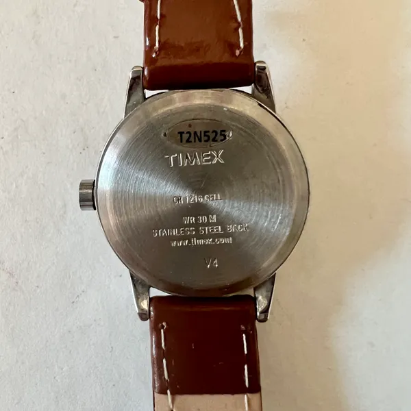 Timex Indiglo Brown Leather Watch - Image 8