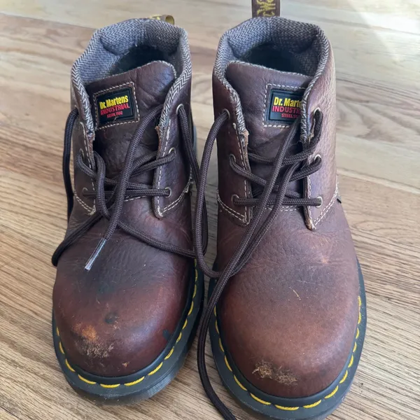 Dr. Martens Industrial Steel Toe Brown Leather Work Boots FXW/S1 Womens 7 UK 5 - Image 4