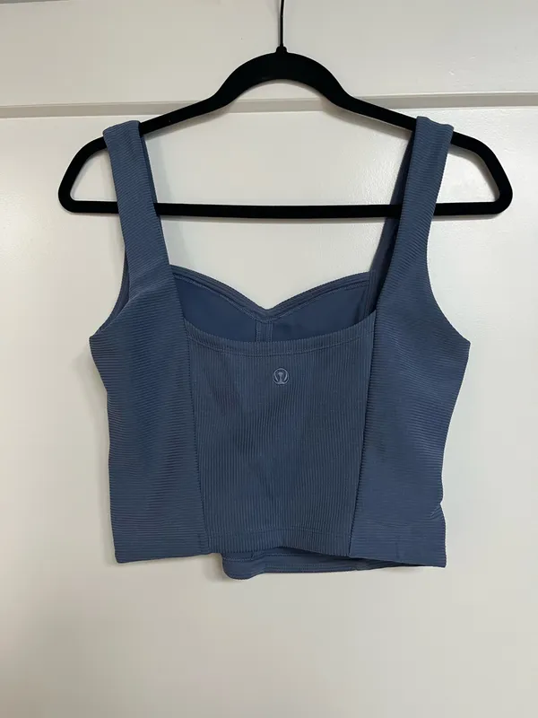 Lululemon Blue Ribbed Tank Top - Image 3