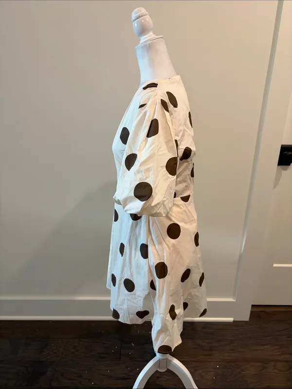 New With Tags Glam Polka Dit Dress Sz M - Image 2