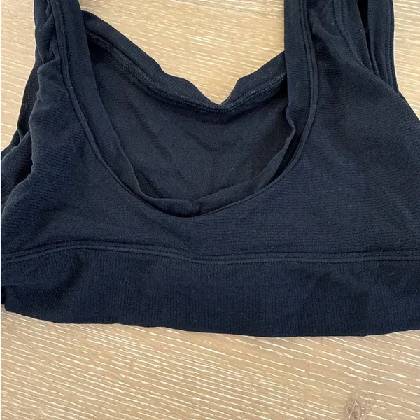 Skims Wide Strap Bralette Size XS Black - Image 5