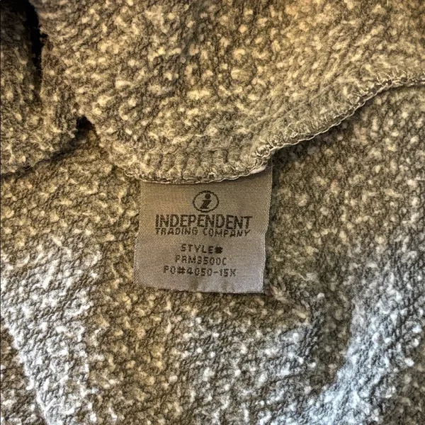 David Dobrik Fanjoy Clickbait Gray Crewneck Sweatshirt‎ size Large - Image 5