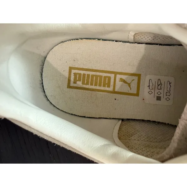 Puma Suede Platform Gold Sneakers Oatmeal Beige Metallic 362222-01 Womens 8 - Image 2