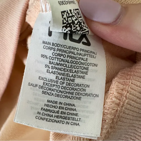 Fila Sweater Pink Size Large‎ - Image 6