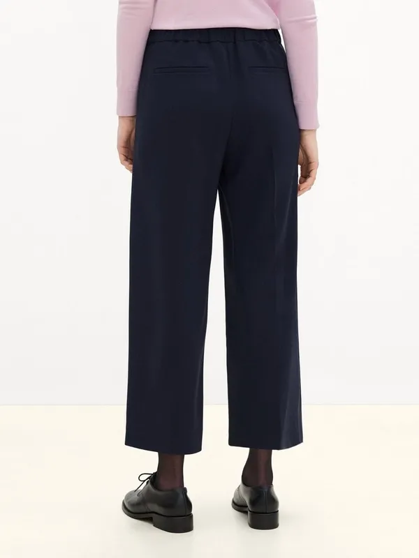 Theory Admiral Crepe Light Navy Pleated Dress Pants 4 - Image 3