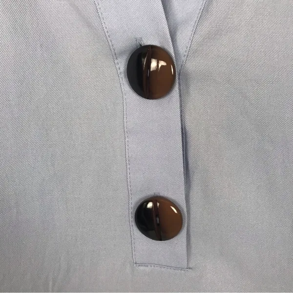 Zara Basic Light Blue Casual Style Shirtdress Size S - Image 5