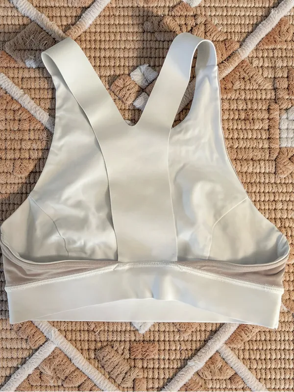 Lululemon Fast Free Bra In Nulux White - Image 12
