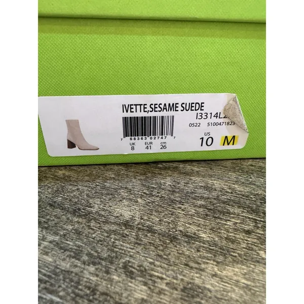 the Sam Edelman Ivette Ankle Bootie in the Sesame suede Size 10 - Image 7