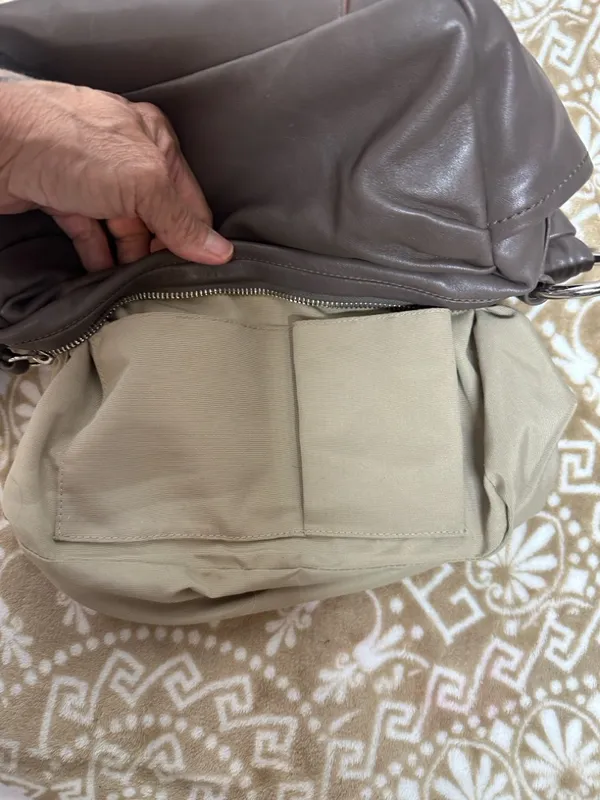 Coach Y2k Parker Taupe Soho Pleated Leather Hobo Bag 13442 - Image 11