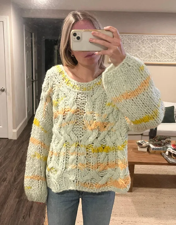 Anthropologie Jojo Cable Knit Sweater - Image 3