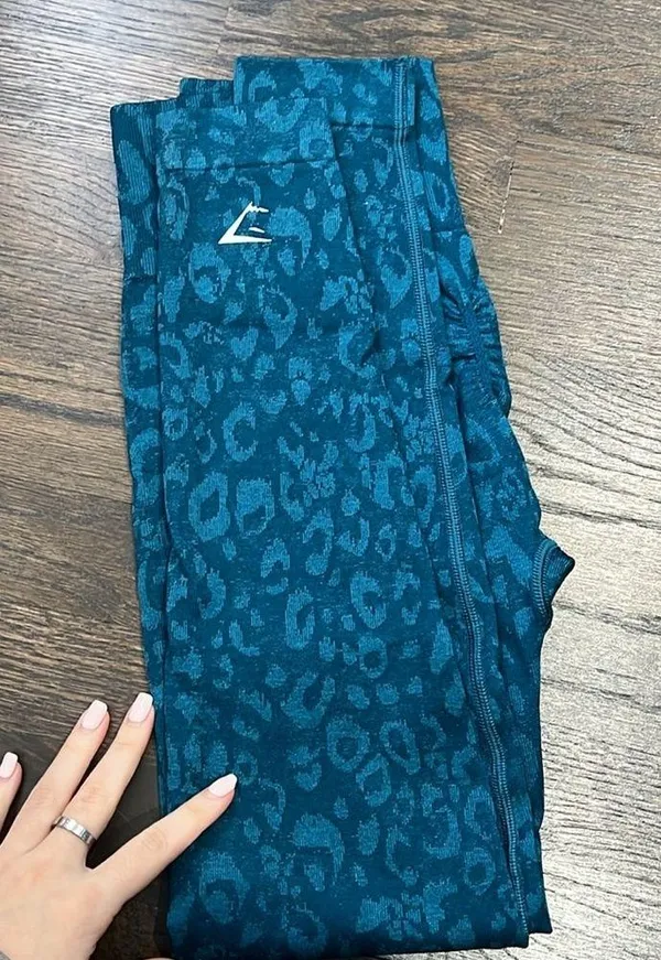 Gymshark adapt blue animal seamless legging - Image 2
