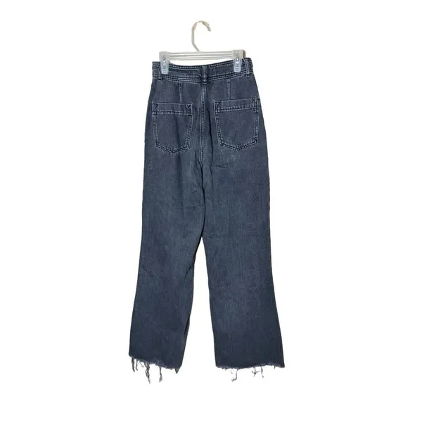 We The Free High Rise‎ Wide Leg Black Jean Size 27 - Image 4