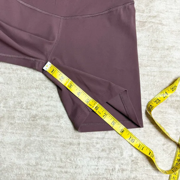 Baydi Women’s Maternity XS Plum Biker Shorts Stretch Belly Band Casual Basic - Image 4