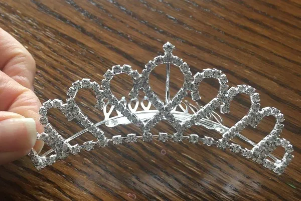 New wedding bridal princess crown hair accessories - Image 5