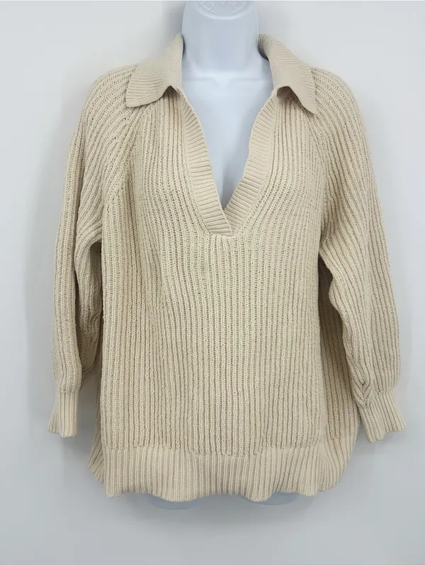Aerie Sugar Rush Chenille Sweater Size XS Boho Cozy Loungewear - Image 9