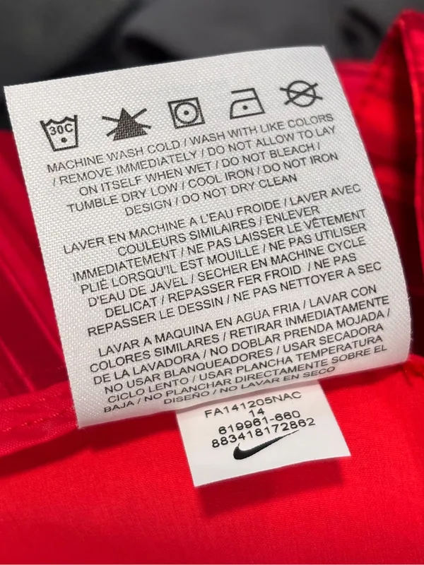 Nike Golf Tour Performance Dri-fit Red Lined Skirt Size 14 Womens - Image 8